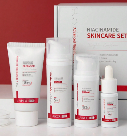 The Alder-Ash Niacinamide 4-Piece Skincare Set