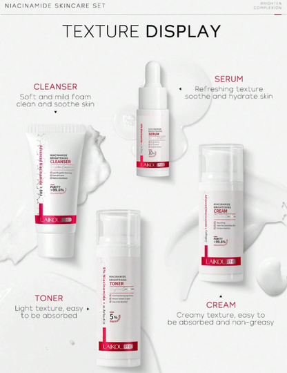 The Alder-Ash Niacinamide 4-Piece Skincare Set